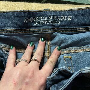 American Eagle Outfitters Women's Light Blue Jeans